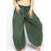 Women Solid Color Loose Wide Leg Yoga Harem Pants