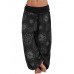 Loose Wide Leg Print Casual Yoga Pants