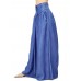 Pure Color High Waist Wide Leg Casual Pants