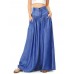 Pure Color High Waist Wide Leg Casual Pants