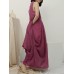 Irregular Sleeveless Solid Color Vintage Dress For Women